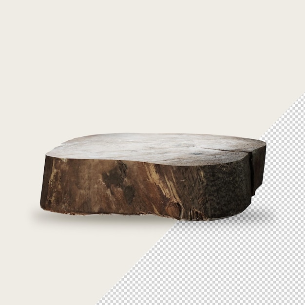 wooden stage 3d render