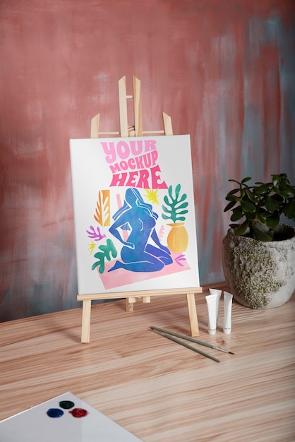 Workshop-Mock-up-Design mit Malleinwand