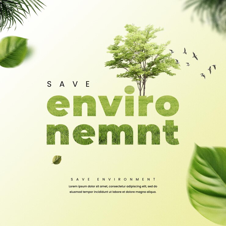 PSD world environment day twitter header design