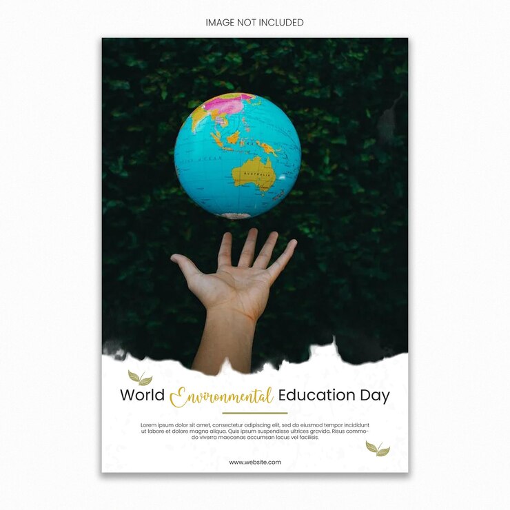 World Environmental Education Day Social Media Template e Banner per Instagram Post Feed