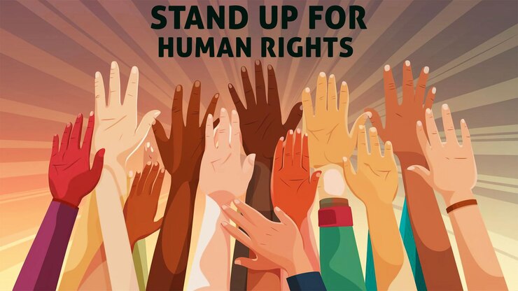 PSD world human rights day poster design