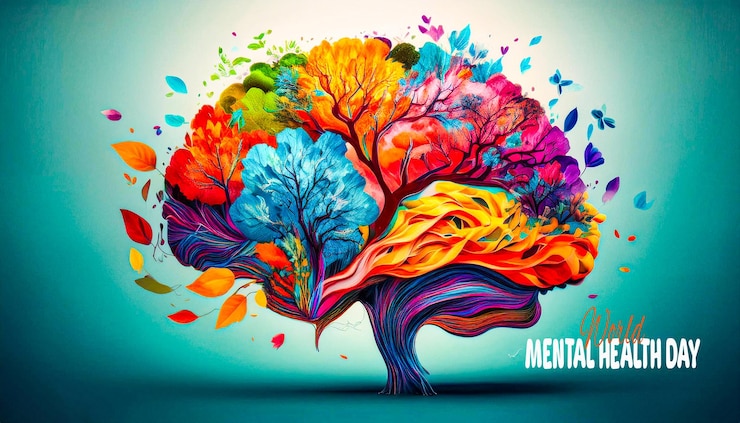 PSD world mental health day background