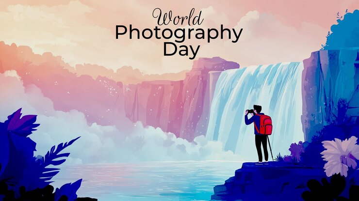 PSD world photography day waterfall