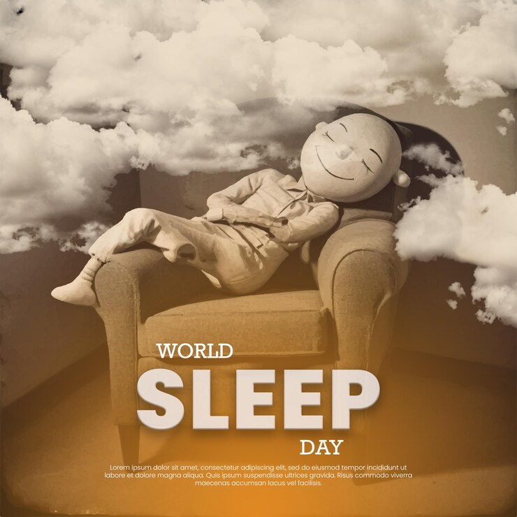 PSD world sleep day social media template