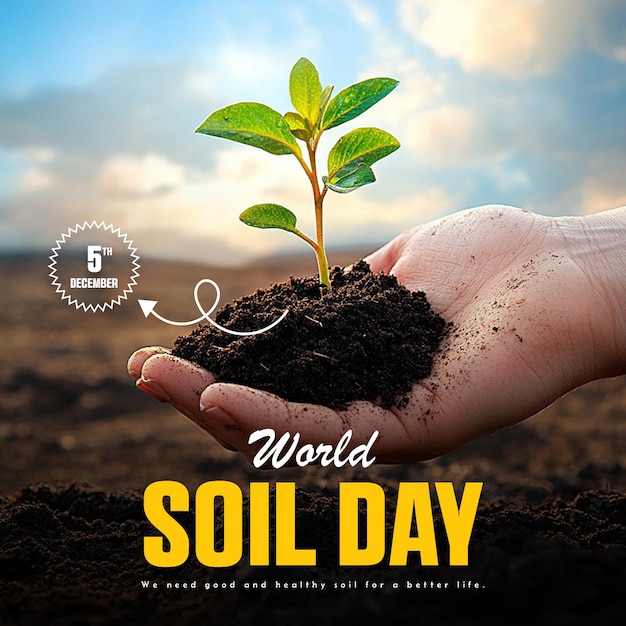 World soild day soziale Medien hinzufügen Banner und Instagram Post Vorlage oder quadratische Flyer Design