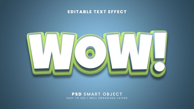 WOW efecto de texto