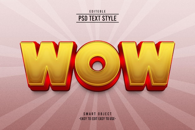 PSD wow psd-textstil