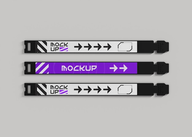 Wristband-Mockup für Veranstaltungen