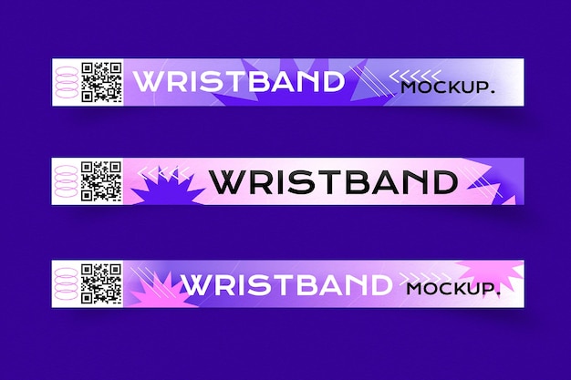 Wristband-Mockup-Vorlage