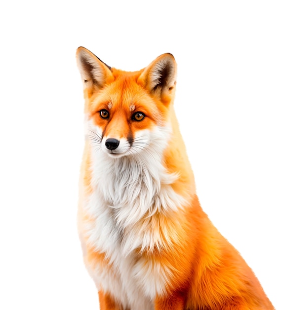 Wunderschöner isolierter Fuchs
