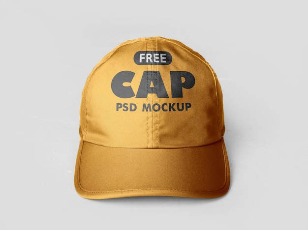 Wunderschönes Cap-Mockup, vollständig bearbeitbare PSD-Datei