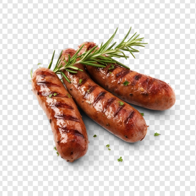 PSD wurst auf transparentem hintergrund psd