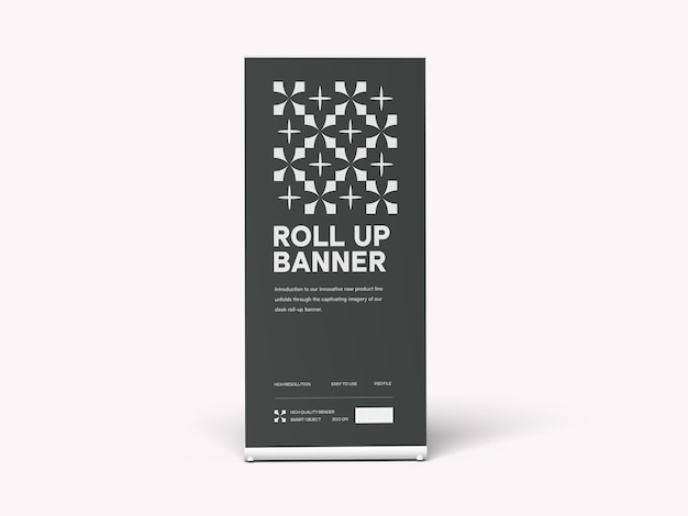 X Banner Mockup Design for Business Advertisment and Promotion