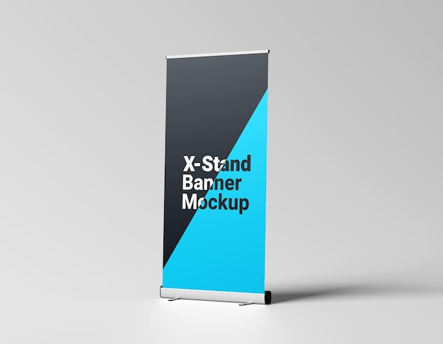 X Banner Mockup for Business and Advertisment
