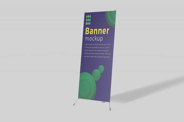 X Banner Mockup