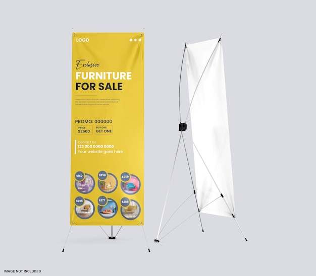 X Stand-Banner-Mockup