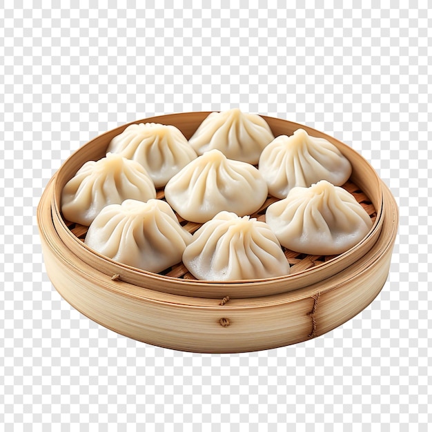 PSD xiao long bao isolado em fundo transparente