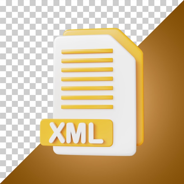 Xml-dokumentdateiformat 3d-rendering