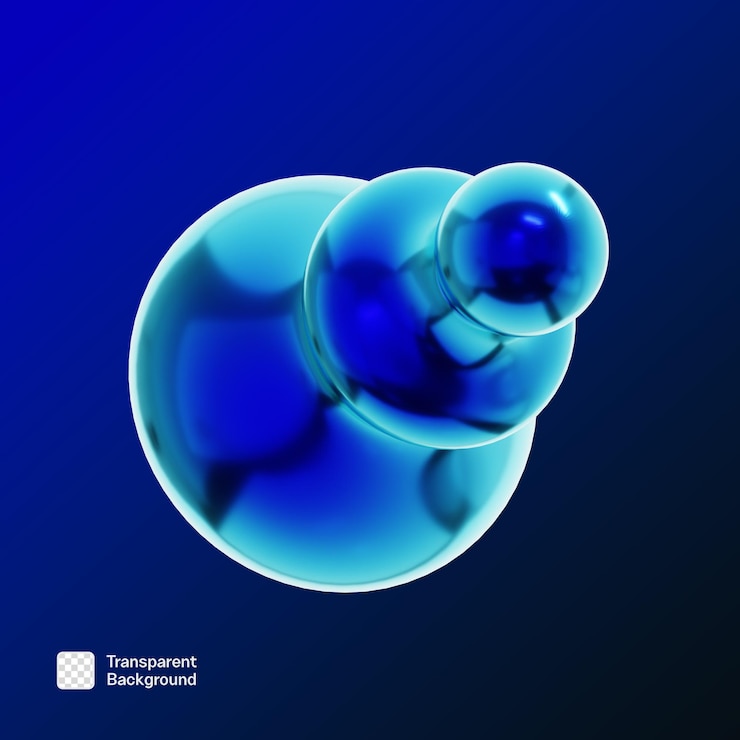 PSD y2k abstract geometric shape 3d icon png template (templata de la forma geométrica abstracta en 3d del año 2000)