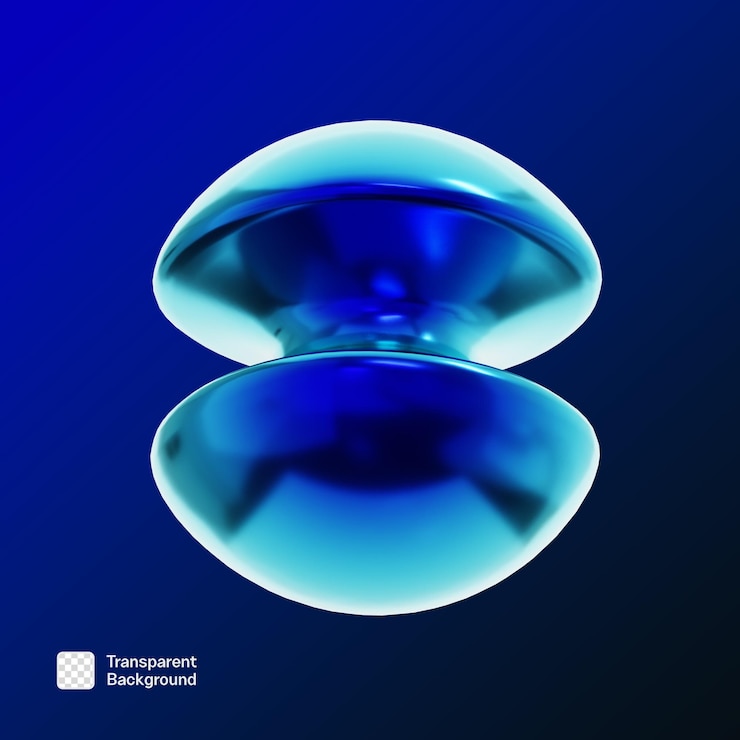 PSD y2k abstract geometric shape 3d icon png template (templata de la forma geométrica abstracta en 3d del año 2000)