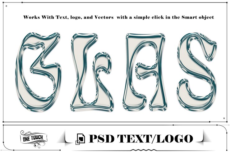 PSD y2k-chrome-text-effekte metallisches metall psd logo-mockup holographischer neon-reflexions-typfehler