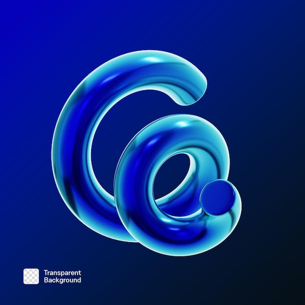 Y2K-Geometrische Form 3D-Ikonen PNG-Vorlage
