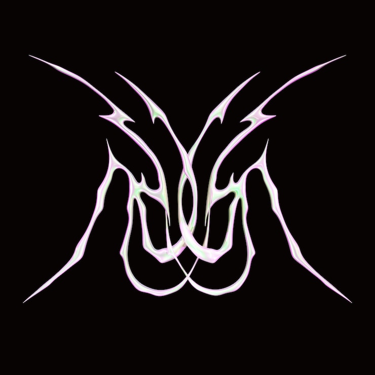 PSD y2k hyper neotribal em rosa