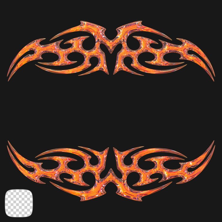 PSD y2k vidrio de dispersión renderización 3d de la forma en un fondo transparente