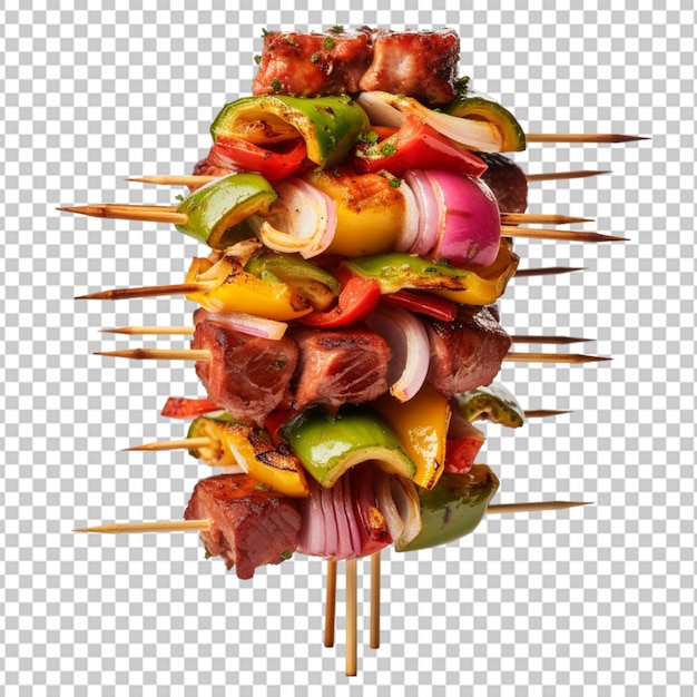 Yakitori isolado em fundo transparente