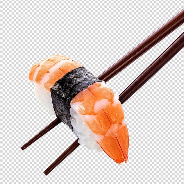 PSD yatsuhashi nigiri isolado em fundo transparente png.