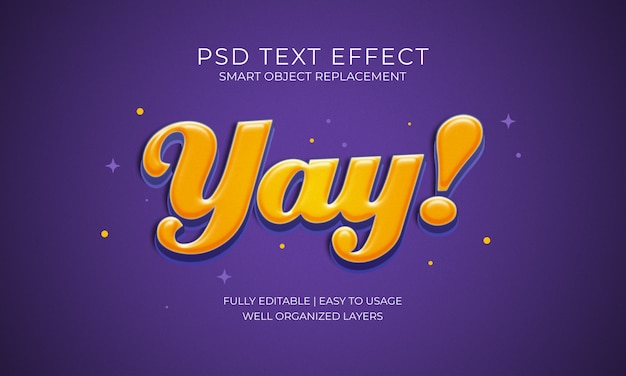 PSD yay! efeito do texto