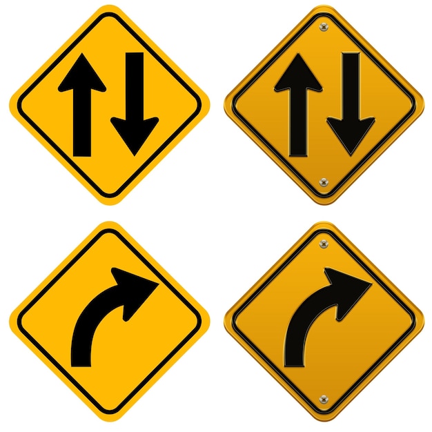 yellow code signs