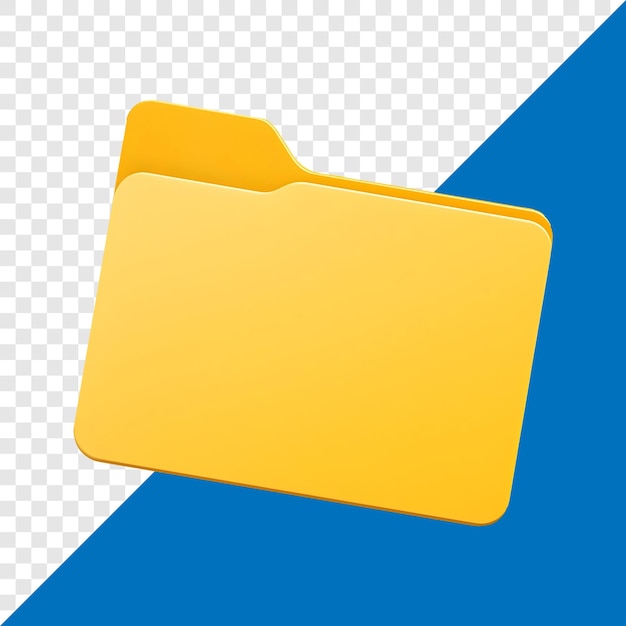 Yellow Folder Icon for Documents and Files