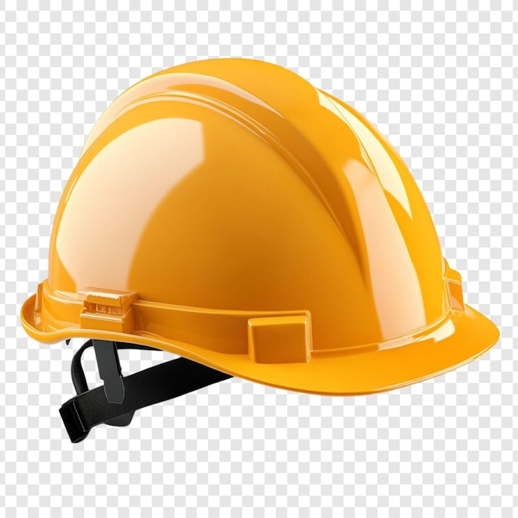 PSD yellow hard hat safety gear construction worker protection