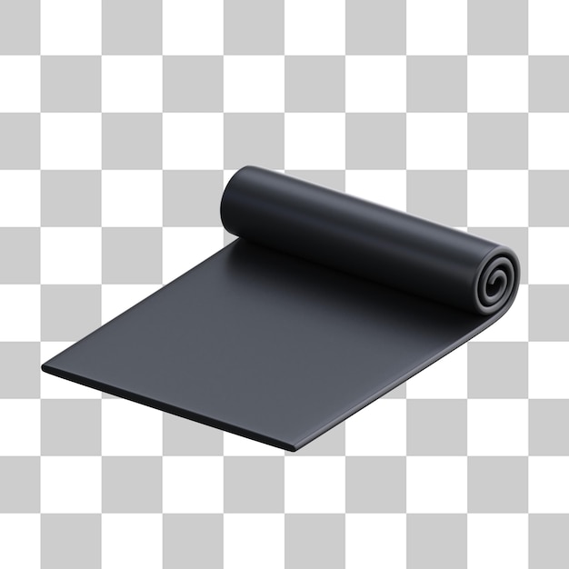 Yoga Mat 3D Illustrations