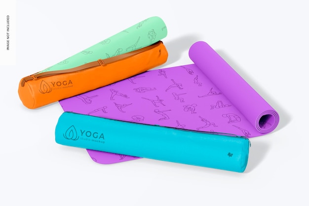 Yoga-Matten-Abdeckung Mockup