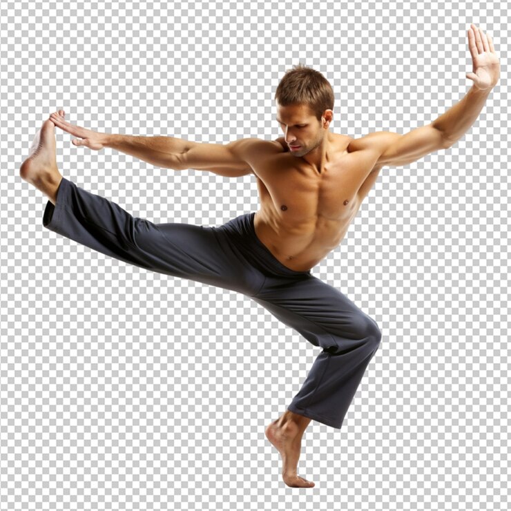 PSD yogh un deporte de baile de equilibrio