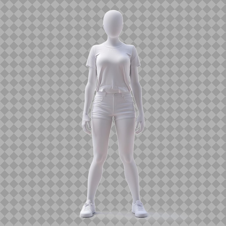 PSD young woman empath with emotional form empathy emotion manip isolated 3d character illustration