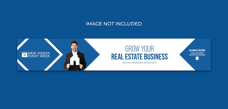 PSD youtube channel cover art and linkedin header banner