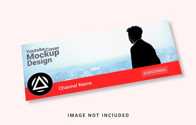 PSD youtube cover mockup design