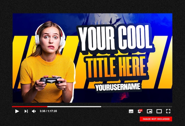 YouTube-Kanal-Thumbnail und Web-Banner