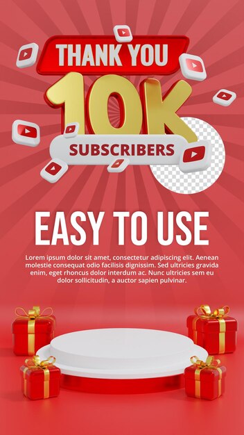 Youtube Merci 10k Abonnés