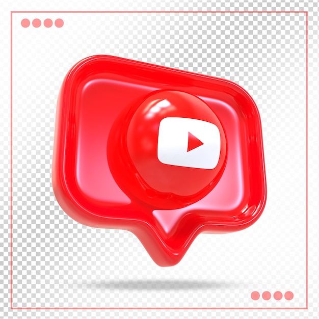 Youtube redes sociales estilos 3d