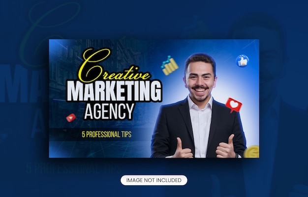 YouTube-Thumbnail-Designvorlage für Unternehmen