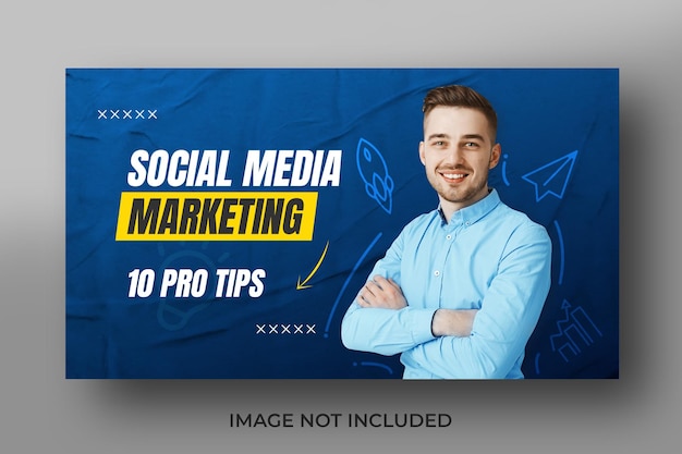 YouTube-Thumbnail-Designvorlage für Unternehmen