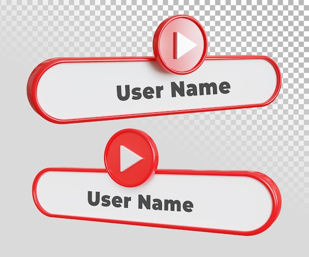 youtube username label text template