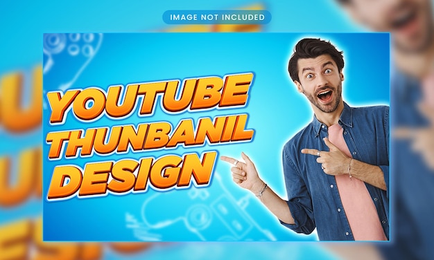 YouTube-Videospiel-Thumbnail oder Web-Banner-Vorlage