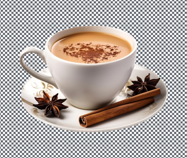 So Yummy Chai Tea aislado sobre un fondo transparente