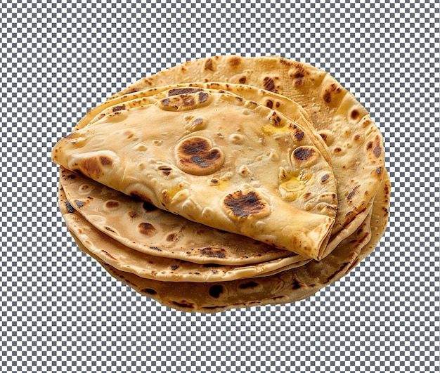 Yummy Chapati isolado em fundo transparente