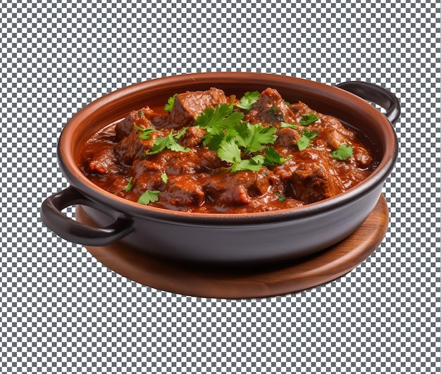 PSD yummy rogan josh isolado em fundo transparente